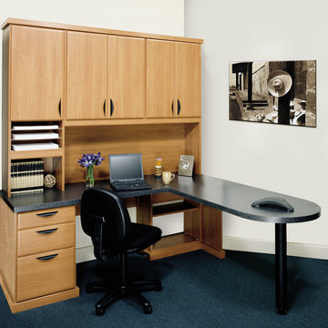Infinity Home Office System with Extended Peninsula