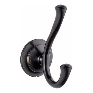 Delta Linden Double Robe Hook - Transitional - Robe & Towel Hooks - by  Buildcom