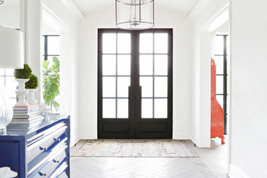 Design ideas for a transitional entryway in Nashville.