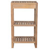 Anderson Teak SPA-1519 Spa 2-Shelves Towel Table Stand