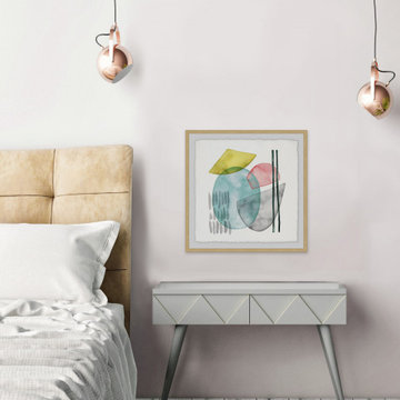 "Pastel Formation I" Framed Painting Print
