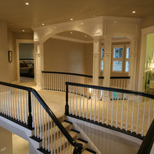 upstairs