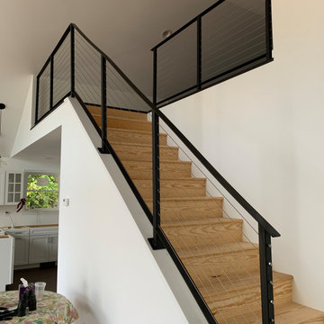 Sacandaga Lake Home with Stainless Steel Wire Railings