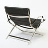 Milan Modern Design Black Leather Lounge Chair