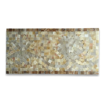 Marble Mosaic Border Listello Tile Possesion Onyx 5.9x12 Polished, 1 piece