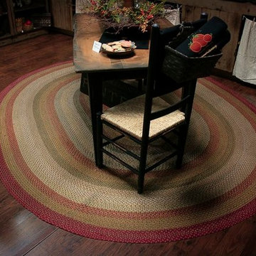 Homespice Mustard Seed Jute Braided Rugs