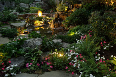 Inspiration for a traditional pond in Vancouver.