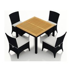 Arbor 5 Piece Arm Dining Set, Canvas Natural