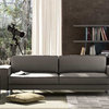 Waverly Sofa,Warm Gray Leather