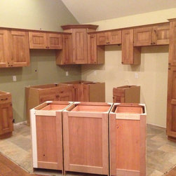 Rustic Knotty Oak - Kitchen Cabinetry
