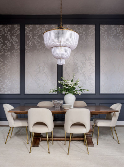 Traditional Dining Room by Lynn Holender Designs