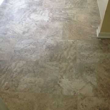 A special grout resists staining.