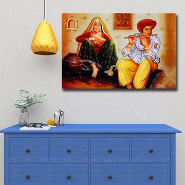 Indian Village Women Painting