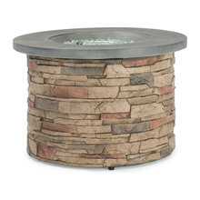 outdoor stone table
