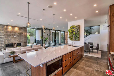 Example of a minimalist home design design in Los Angeles