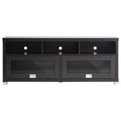 Baxton Studio Gosford Brown Wood Modern TV Stand Contemporary