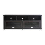 Baxton Studio Swindon Modern TV Stand With Glass Doors
