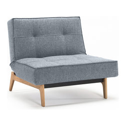 Eik Chair in Mixed Dance Blue by Innovation USA - Armchairs And Accent Chairs
