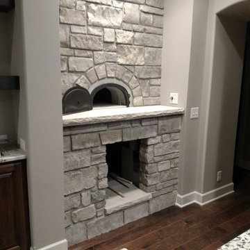 Indoor Custom Installation with CBO-750 DIY Kit by Chicago Brick Oven
