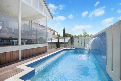 Modern pool in Brisbane.