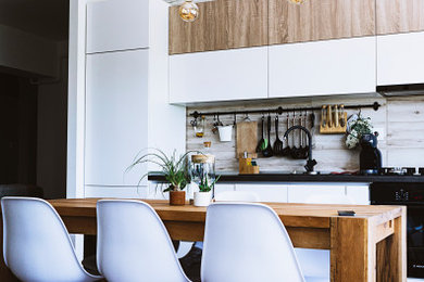 Kitchen - scandinavian kitchen idea in Other
