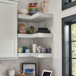 KraftMaid: Open Corner Shelves - Display And Wall Shelves 