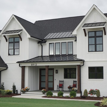 Wake Forest - Full Posts with Base Wraps, Shed Roof Braces and Garage Trellis