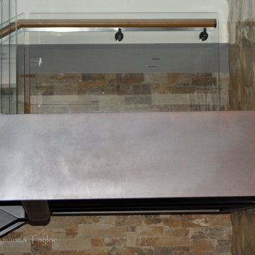Staircase and handrail