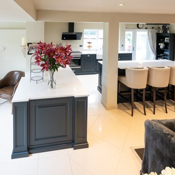 Luxury Blue Kitchen in Ongar