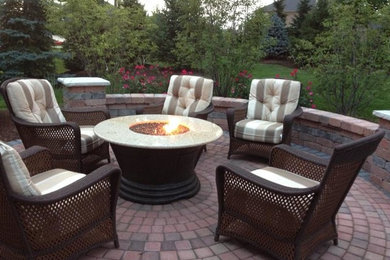 Inspiration for a patio remodel in Detroit