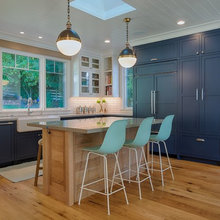 Navy kitchen