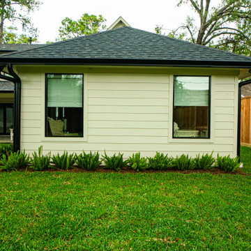 Memorial Modern House - Landscape Design, Installation, and maintenance.