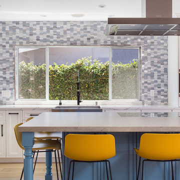 Great room kitchen and living area remodeling in Sherman Oaks