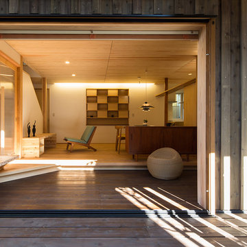 土間のある二世帯住宅