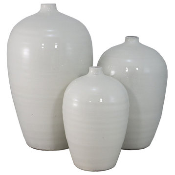 3-Piece Set Geo Vases