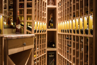Wine cellar - traditional wine cellar idea in San Francisco