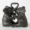 Playful Pachyderms, Decorative Elephant Sculpture, Bronze tone, 6 1/4"