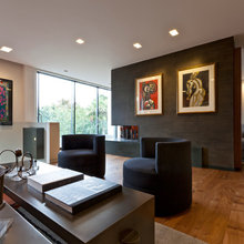 Wall For TV And Fireplace