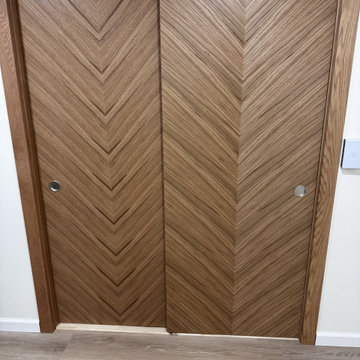 Ego 5005 Natural Oak - Bypass Closet Doors