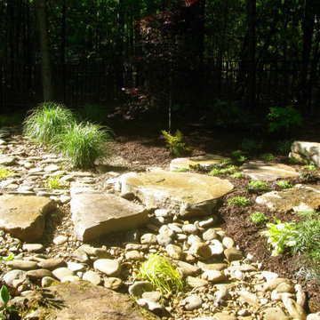 Waxhaw Dry River Bed/ Boulder Instalation