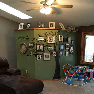 How to create a family photo wall
