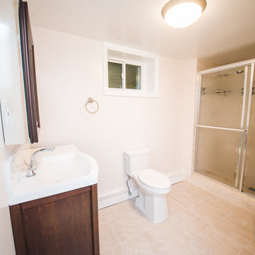 Two Small Bathroom Remodel Ellicott City, MD