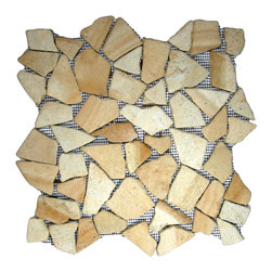 CNK Tile - Natural River Pebble Stone Mosaic Tile for Stunning Walls & Floors - Mosaic Tile