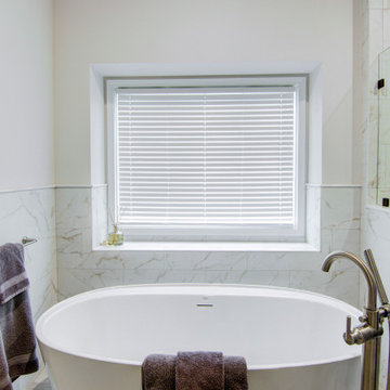 Tranquil Primary Bathroom Transformation, Lenexa Kansas