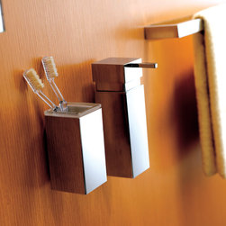 Sereniti Series Soap Dispenser & Tumbler- Wall Mounted - Home Decor