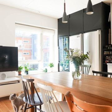Un appartement suédois repensé et optimisé
