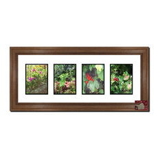 Dark Oak 4 Opening, 4x6 Picture Frame