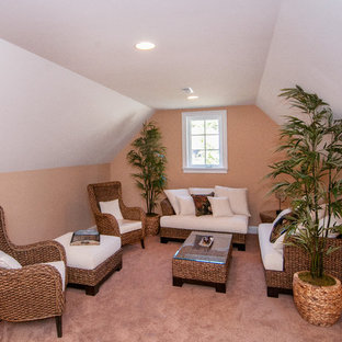 Inspiration for a timeless home theater remodel in Wilmington