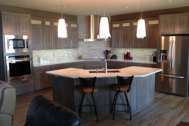 Kitchen - contemporary kitchen idea in Other
