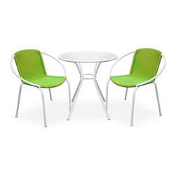 Urban Home Veranda Patio Set-Lime Green - Outdoor Lounge Sets